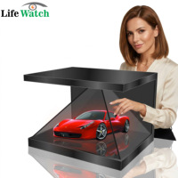 Caja de Exhibición Transparente con Holograma 3D de 32 Pulgadas y 270 Grados para Promoción de Marca en Tiendas Minoristas, Exposiciones Comerciales