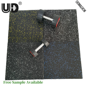 Revêtement de sol en caoutchouc pour salle de sport, capacité de charge exceptionnelle, tapis de gym en caoutchouc ignifuge pour FIBO Arabia - Product Image 2