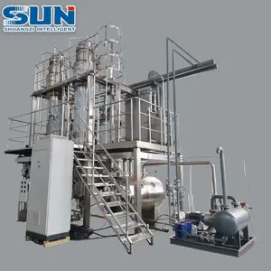 Professional Customized Dairy Concentrator Double Effect falling Film Evaporator