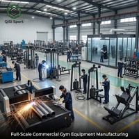 Appareil de musculation à charges sélectionnables, machine à poulies professionnelle, série complète : Lat Pulldown, Leg Press, Chest Press, finition mate