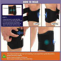 Attelle ajustable pour le nerf sciatique FSPG, soulagement instantané pour les hommes et les femmes, avec double coussin de pression, type flexible pour la douleur sciatique