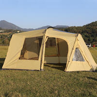 Tente de camping pour voiture 3-4 personnes, tente tunnel étanche quatre saisons, abri arrière portable pour voyage en voiture