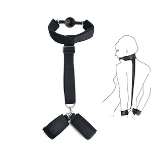 Kovida Sexy Handboeien Seks Speelgoed Zachte Blinddoeken BDSM Halsband Vrouwelijke Nekbeugel Polsbandage <span class=keywords><strong>Bondage</strong></span> Uitrusting & Accessoires Set - Product Image 4