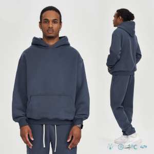 Sweat-shirts à capuche 100 % coton pour hommes, unisexe, coupe oversize, personnalisables avec logo, vierges, épais, en coton, pour hommes - Product Image 6