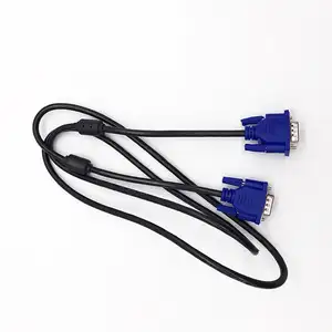 Pabrik Grosir Kualitas Tinggi OEM 3 + 2 3 + 4 3 + 5 3 + 6 4 + 5 Kabel VGA 1.5M Kabel Komputer Laki-laki Ke Laki-laki OEM VGA