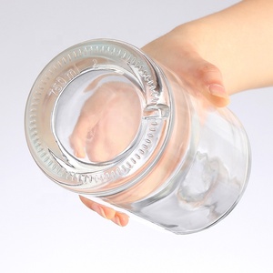Bouteille en verre transparente ronde de 750 ml à prix d'usine avec bouchon en liège pour le stockage de la vodka, du brandy, du gin, de la tequila, du <span class=keywords><strong>rhum</strong></span> et du whisky - Product Image 6
