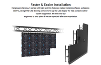 Pantalla LED HD para Interiores en Oferta, P2.97, Ahorro de Energía, Alquiler de Pantallas LED para Escenarios, Fondo de Video LED para Centros Comerciales/Aeropuertos/Hoteles