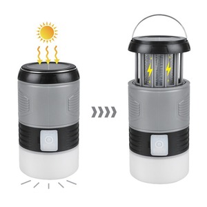 Lámpara Antimosquitos Solar con Linterna, Luz Portátil para Acampar al Aire Libre - Product Image 2
