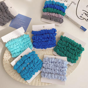 Fascia per capelli in seta plissettata per capelli per bambini e donne spedizione gratuita - Product Image 6