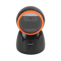 Scanner de codes à barres 2d de bureau pour plate-forme de supermarché POS Lecteur de codes QR à balayage USB RS232 CMOS