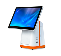 Sistema POS Todo en Uno con Pantalla Táctil Dual, Sistemas POS con Software para Bares y Restaurantes, Conjunto de Sistema POS