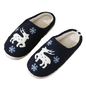 Pantuflas de Algodón Blancas Cómodas al por Mayor, Nuevo Diseño, Zapatos para el Hogar con Amortiguación para Invierno, Verano y Otoño - Product Image 6