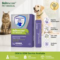Poudre d'enzymes digestives Bein, probiotiques et prébiotiques pour chiens et chats - Absorption rapide, soutien à la digestion sensible, soins de santé pour tous les animaux de compagnie