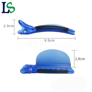 Pinces séparatrices de cheveux à bec de canard pour mèches, outil de coiffure professionnel pour extensions et coloration, avec logo personnalisable - Product Image 4