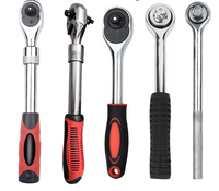 Clé à cliquet télescopique à dégagement rapide automatique, clé à cliquet à économie de main-d'œuvre
