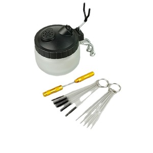 Kit de nettoyage d'outils de démontage et d'entretien d'aérographes, avec brosses et pulvérisateur, pour la réparation et l'entretien des modèles - Product Image 1