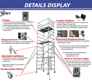 <span class=keywords><strong>Andamio</strong></span> Móvil De Aluminio Ligero Andamios De Aluminio <span class=keywords><strong>Andamio</strong></span> De Aluminio <span class=keywords><strong>Con</strong></span> <span class=keywords><strong>Ruedas</strong></span> - Product Image 5