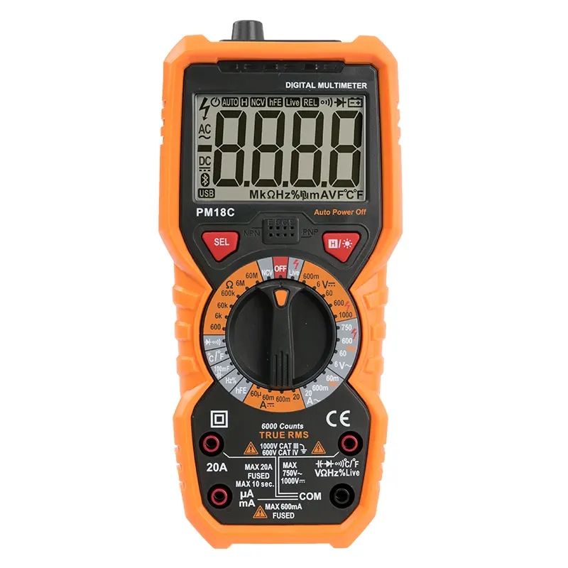 PM18C elektronik pintar presisi tinggi Multimeter Cina meteran AVO Digital, Avometer