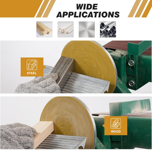En Stock 500PCS Discos de Lijado PSA de 6 Pulgadas, Grano 40-1000, Papel de <span class=keywords><strong>Lija</strong></span> con Revestimiento Amarillo <span class=keywords><strong>para</strong></span> Lijadora de Disco, Madera y <span class=keywords><strong>Metal</strong></span>, Entrega Rápida - Product Image 6