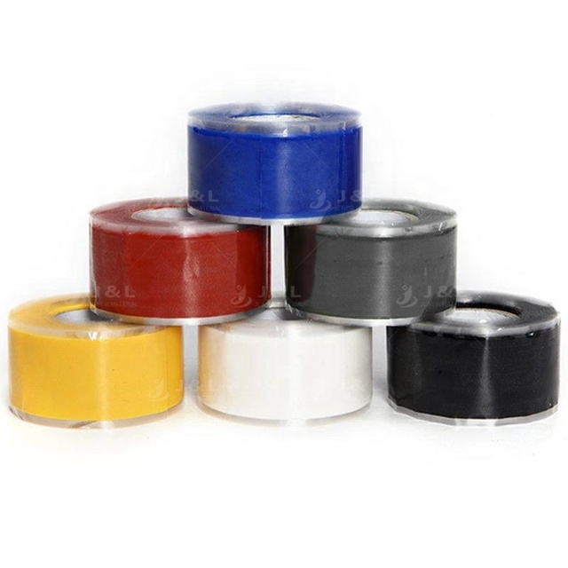 Self Fusing Elastic Silicone Tape for Leaks Repairs Flame Inflame Retardant Silicone Tape