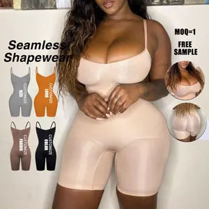 Wholesale Custom Latest Design Women Fat Tummy Control Hip Enhancer Seamless Full Body Shaper Shapewear For Women