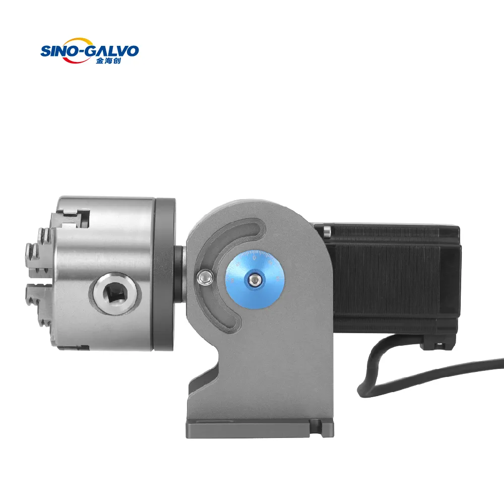 Trung galvo D80 ROTARY Axis ROTARY thiết bị quay cho Laser đánh dấu đồ trang sức Máy nhẫn khắc