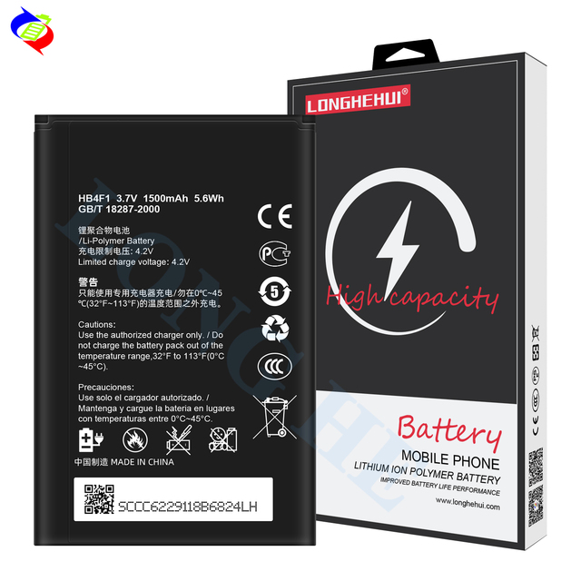 New Original 3.7V 1500mAh HB4F1 Battery for Mobile Phone for Huawei U8220 U8230 E5830 E5838 E5 Phone Battery Manufacturer