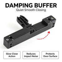 Amortisseur de porte à fermeture automatique, butée de porte battante domestique à fermeture douce, ferme-porte automatique à fermeture douce pour hôtel