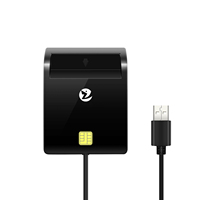 Lector de tarjetas USB ZOWEETEK contacto EMV ID IC SIS tarjeta CAC lector pago Banco/Débito/lector de tarjetas de crédito escritor para Windows MAC OS