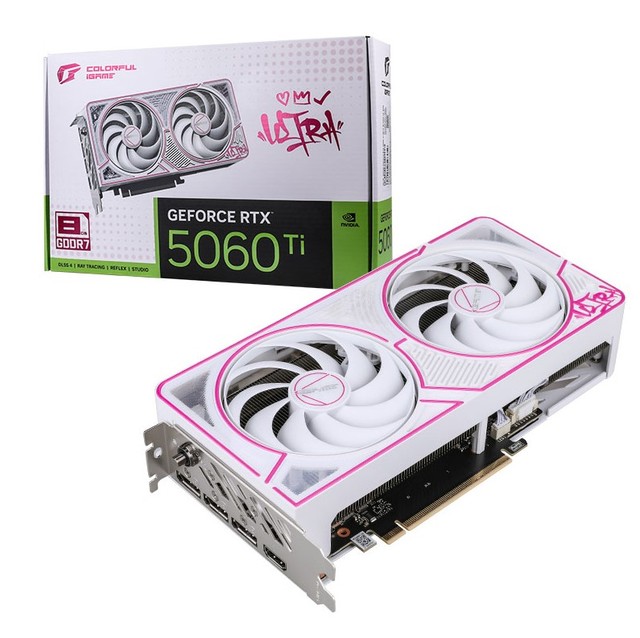 Brand New Factory-sealed RTX 5060 Ti Ultra W DUO OC 8GB Fan a Graphics Card for Gaming Desktop Video Editing Workstations