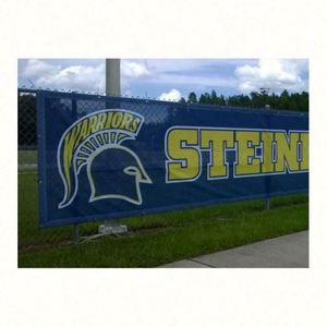 ผ้าพื้นหลังสำหรับธุรกิจกลางแจ้งแบบขายส่ง ผ้าตาข่ายกันลมขนาดใหญ่สำหรับทำรั้ว พร้อมพิมพ์ดิจิทัลสีสันสดใสสำหรับงานผลิต - Product Image 4