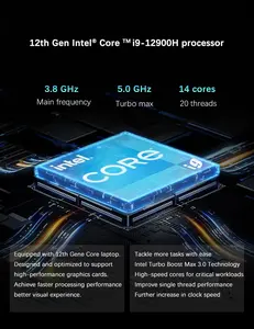 16,1 Zoll RTX4060 8G Gaming-Laptop Core I9 13900HK 144Hz IPS 32G DDR5 1TB PCIE4 Win11 Pro Gamer Büro AI Notebook WiFi6 HD - Product Image 5