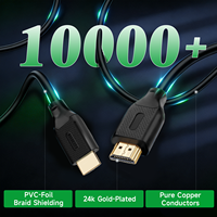 Câble HDMI mâle WISTAR ultra haute vitesse 4K 2.1 48 Gbps, câble audio-vidéo, cordon de connexion pour projecteur, pour ordinateur portable