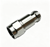 Atténuateur RF fixe de type N CYXS N-DM-AT02-05 2W DC-3GHz 50 Ohms Jack Coaxial en Acier Inoxydable Faible VSWR 1.20 Micro-ondes 1-20dB
