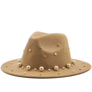 Nuovo Cappello Fedora Jazz a Tesa Larga in Pura Lana Merino 100% Regolabile Unisex per Feste e Pesca Accessorio di Moda - Product Image 3