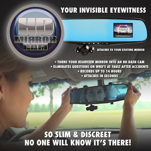 Dvr HD 1080P enregistreur vidéo miroir caméra de tableau de bord Lenns enregistreur vidéo rétroviseur caméra de tableau de bord voiture - Product Image 3