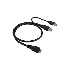 <span class=keywords><strong>Cable</strong></span> de datos <span class=keywords><strong>USB</strong></span> 3.0 <span class=keywords><strong>Micro</strong></span>-B de cobre con doble cabezal y alimentación para disco duro móvil con suministro <span class=keywords><strong>USB</strong></span> <span class=keywords><strong>auxiliar</strong></span> de 0.5m - Product Image 2