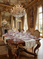 Assiette en verre à perles violettes en plusieurs tailles pour mariage et fête