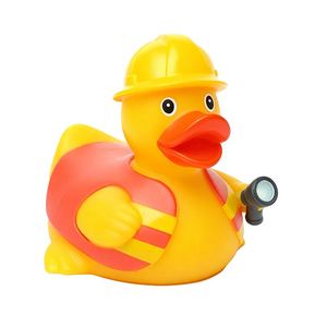 Jouets de bain personnalisés en PVC imprimés en lot, en forme de canard en caoutchouc, pour la construction, avec motifs variés - Product Image 5