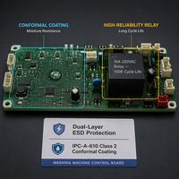 Repuestos para Lavadora de Tambor Totalmente Automática Inteligente, Motor con Certificación CE ROHS Samsung para Venta al por Mayor, PCBA Personalizada de Fábrica