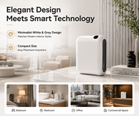 Diffuseur de parfum à petite batterie de 200ml en gros avec diffuseur d'aromathérapie Bluetooth pour diffuseur d'arôme de salle de bain d'huiles essentielles