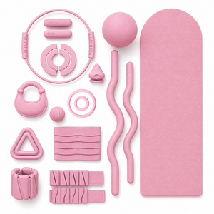 Set <span class=keywords><strong>de</strong></span> Pilates para Fitness, Tapete <span class=keywords><strong>de</strong></span> Yoga, Pesas <span class=keywords><strong>de</strong></span> Silicona y Acero Inoxidable para Tobillos y Manos, Pelota <span class=keywords><strong>de</strong></span> Pilates, Bloque <span class=keywords><strong>de</strong></span> Yoga - Product Image 1