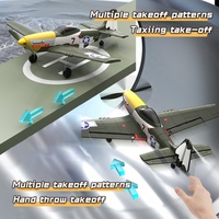 Avion RC AiJH à 6 axes avec gyroscope, jouets d'avion RC, stabilisateur gyroscopique, RTF, avion acrobatique, planeur électrique EPP, modèle de chasseur RC, modèle de loisir