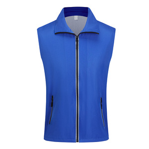 Gilet de sécurité réfléchissant vert fluorescent unisexe, en matériau fin, pour l'automne - Product Image 4