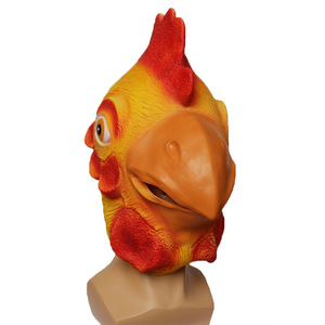 Máscara de Gallo de Látex, Talla Única, Accesorio Divertido para Disfraces de Halloween y Fiestas - Product Image 3