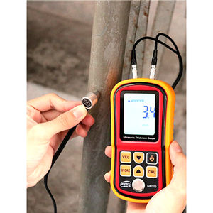Ultrasonic Thickness Gauge Digital <b>Paint</b> Coating Film Electronic 1.2 to 255MM GM100 Thickness Gauge Tester - Product Image 3