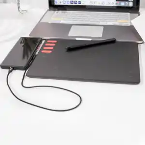 Vinsa T505 tablette graphique téléphone Pc Support pression sensibilité 8192 stylo sans fil en ligne enseignement artiste stylo tablette