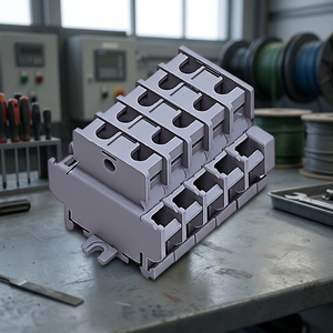 Bloc de bornes à vis double pont DTB-20 300VAC 20A pas de 10,6 mm pour connexions électriques haute tension - Product Image 3
