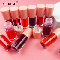 Min Teinte végétalienne de longue durée pour les lèvres et les joues Saveur de fruits imperméable à base de minéraux Tube rose hydratant Taille de voyage