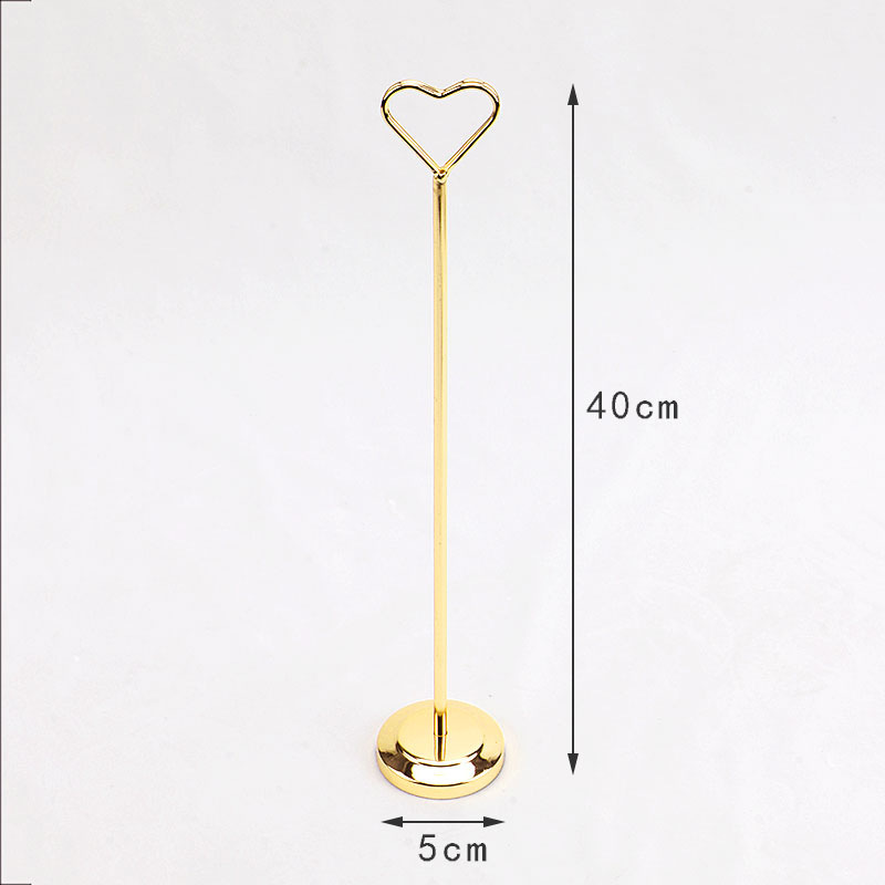 Design coeur doré de 8 pouces à 20 cm